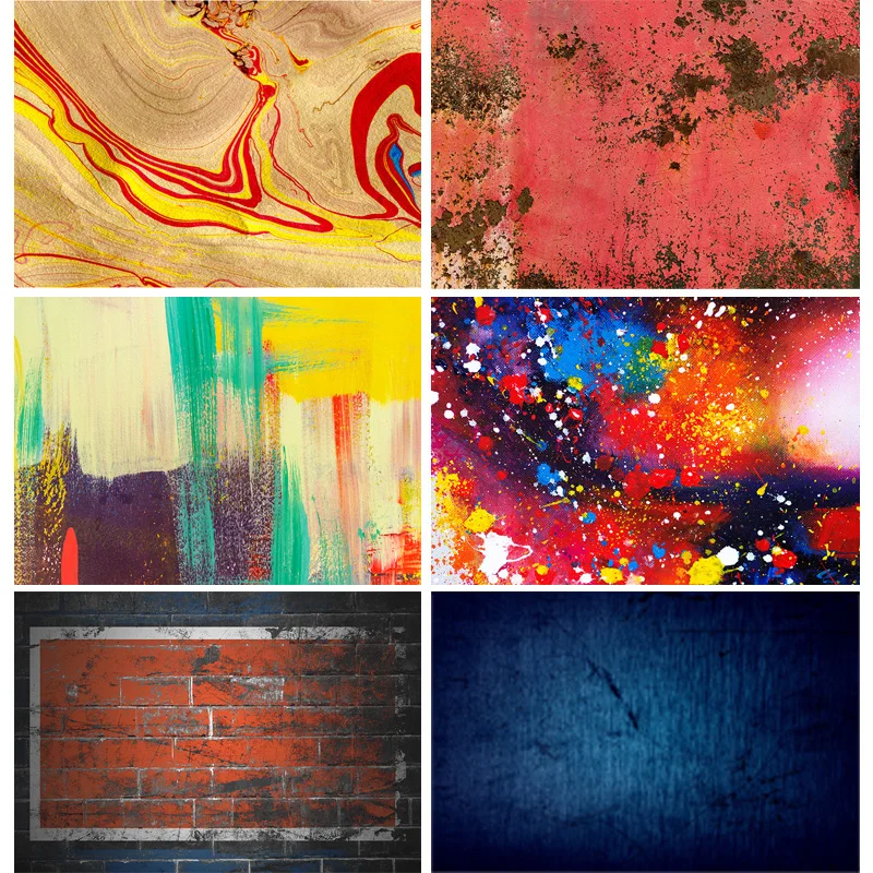 

SHENGYONGBAO Vinyl Gradient Color Abstract Photography Background Baby Photographic Backdrops For Photo Studio 201011SHT-02