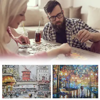 

Jigsaw Puzzle 1000 Pieces Adult For Quarantine Jigsaw Puzzle Tower Beautiful Scenery Puzzle Fun Toys For Adult Stay Home