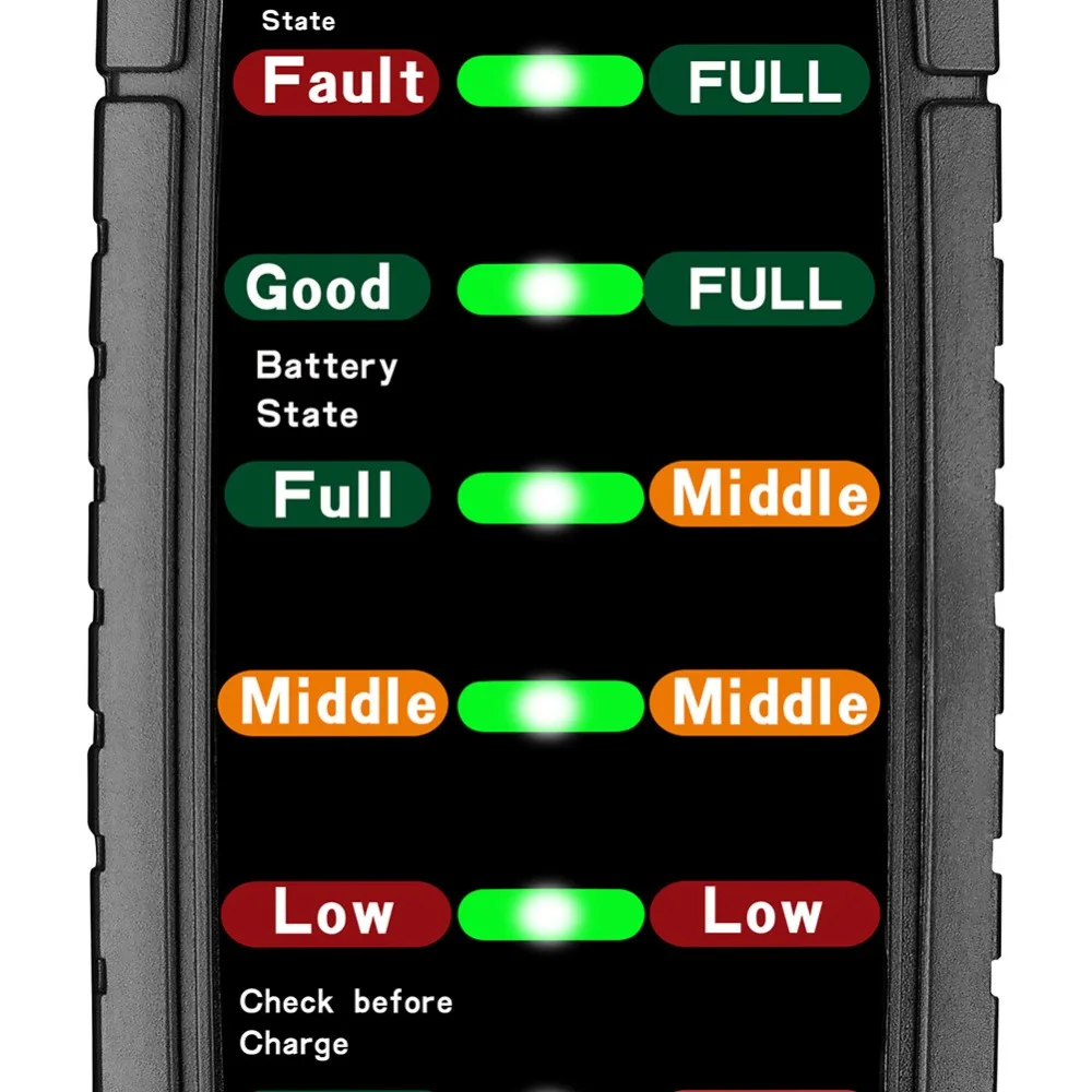 Promotion All New 12V Car Battery Tester 6 LED Alternator Check Analyzer Lead Diagnostic Tool