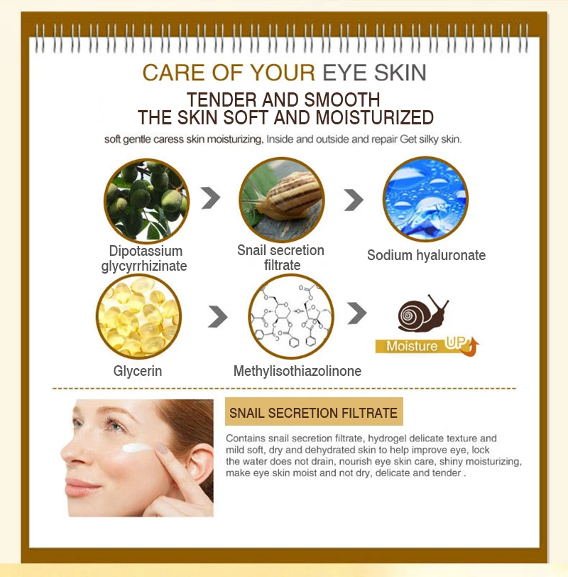 Snail Extract Repair Face Cream Anti Wrinkle Facial Cream Tightening, Whitening, Moisturizing Lifting Skin care onespring