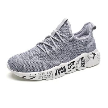 

Fashion New Men Shoes Breathable Lightweight Casual Men Shoes Lace Up Comfortable Non-slip Shockproof Shoes Men Zapatos Hombre