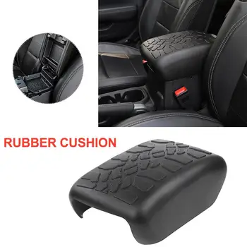 

Car Armrest Cover Tire Tread Armpad Center Console Cover Armrest Box Rubber Pad Black
