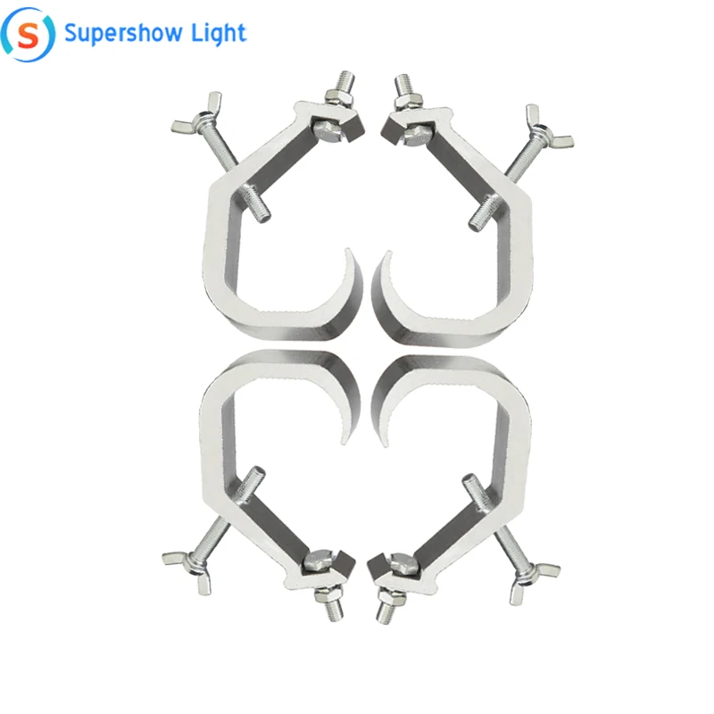 

4Pcs LED Par Hooks Aluminum Lights Hook MAX 30KG Professional Stage Equipmen Light Truss DJ Club Light Hanging Clamp