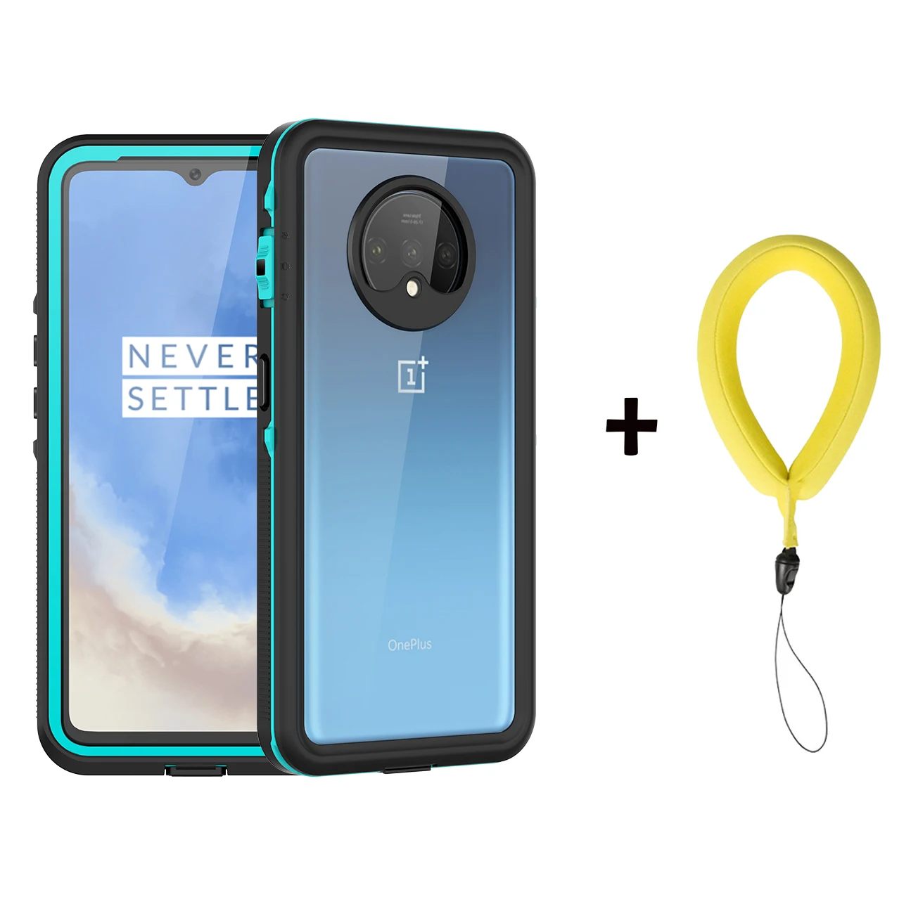 Водонепроницаемый Чехол IP68 для Oneplus 7 T, чехол для плавания, подводного плавания, герметичный чехол для телефона Oneplus 7 T One Plus 7 T, чехол - Цвет: Grass with Strap