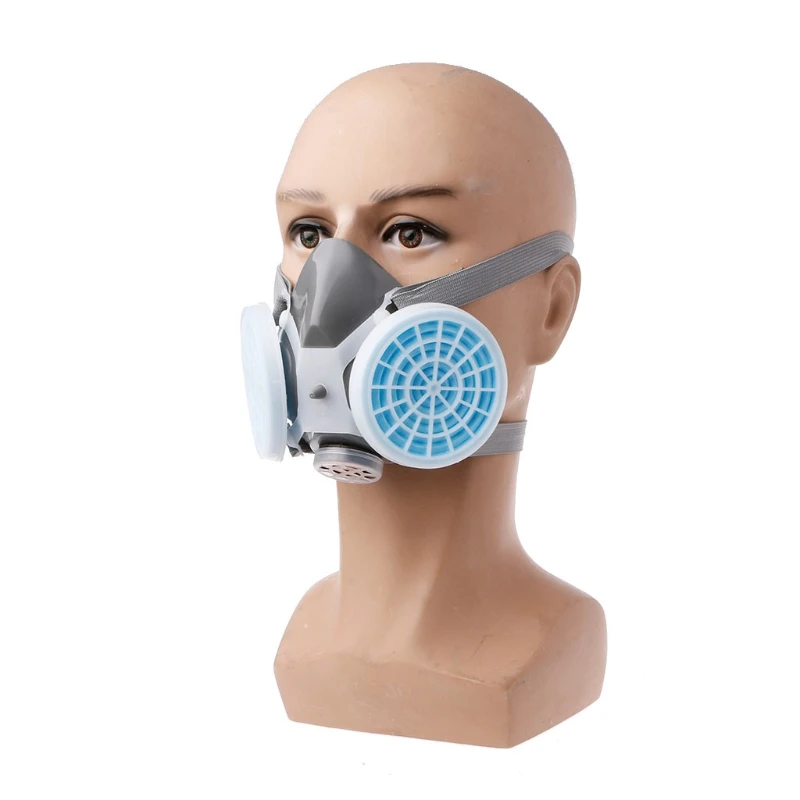 Респиратор против пыли, маска, фильтр, промышленное распыление краски, защитная Лицевая панель