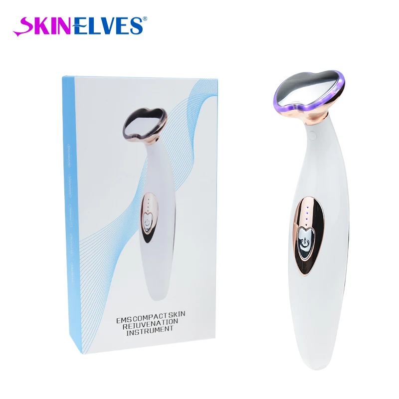 Face Skin EMS Lifting Tightening Care Facial LED Photon Light Therapy Skin Massager Shaping Electric Skin Care Device