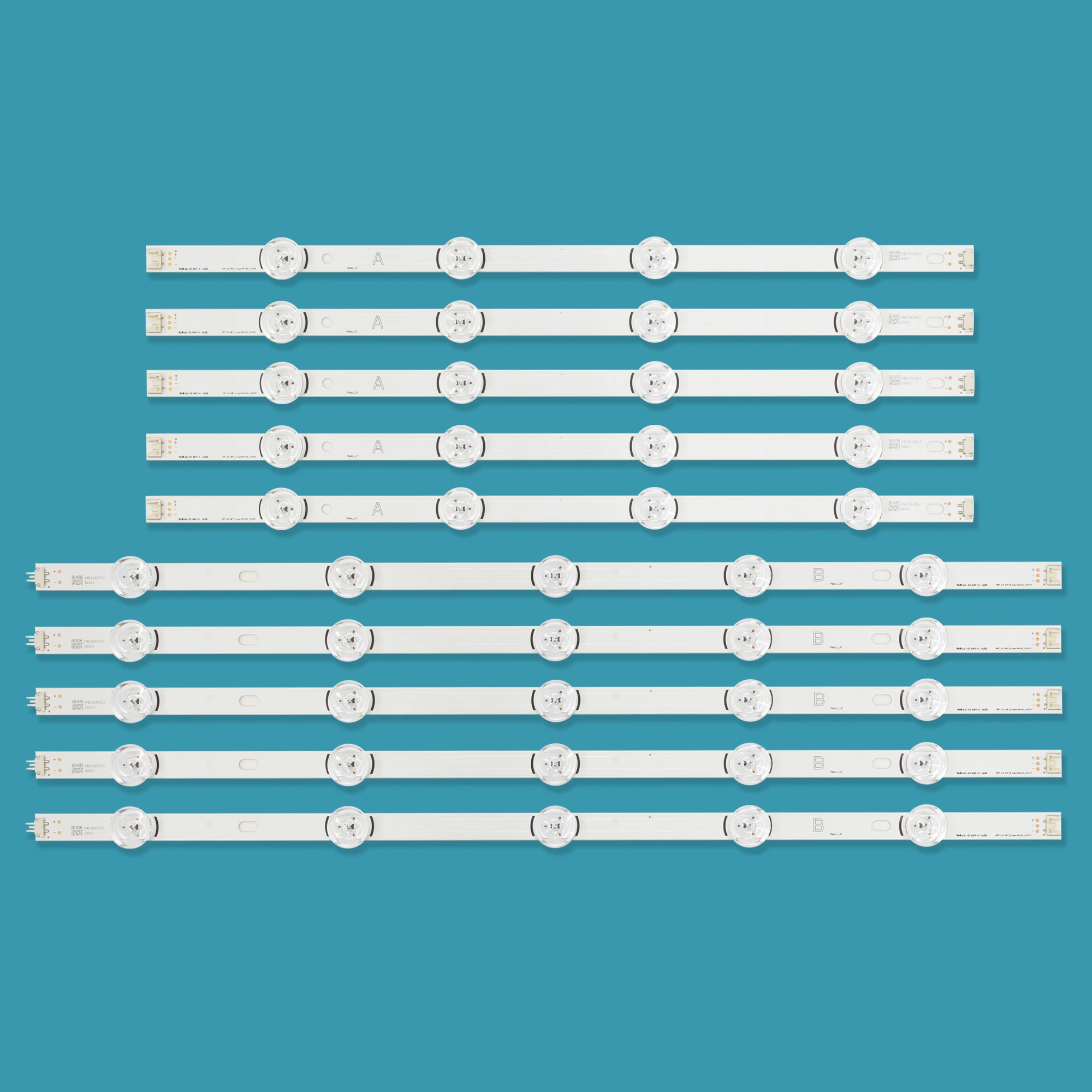 

New 10 PCS/set LED backlgith strip Replacement for LG 49LB5500 LC490DUE Innotek DRT 3.0 49 A B 6916L-1788A 1789A 1944A 1945A