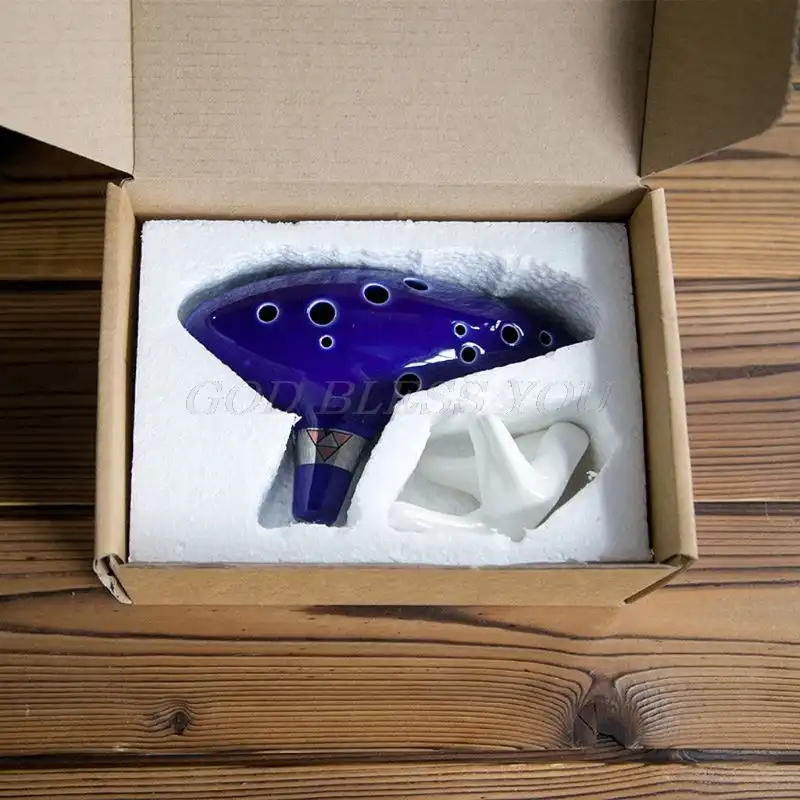 12 отверстий Ocarina керамический альт C легенда о флейта музыкальный инструмент