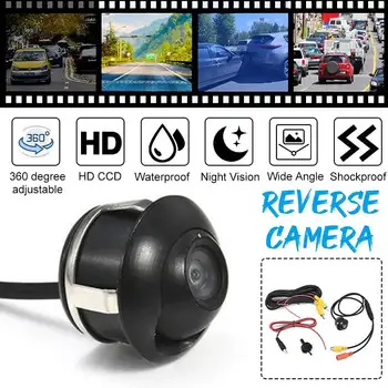 

360 Degree HD CCD Car Rear View Reverse Night Vision Backup Parking Camera IP68 Waterproof Wired Vehicle Camera For all Cars