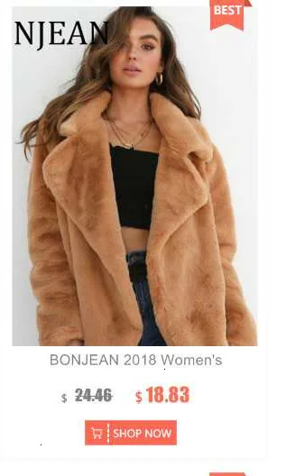 Bonjean/ зимние пальто и верхняя одежда, открытая стежка, куртка из искусственного лисьего меха, короткий рукав, широкий пояс, куртки для женщин, BJ1797