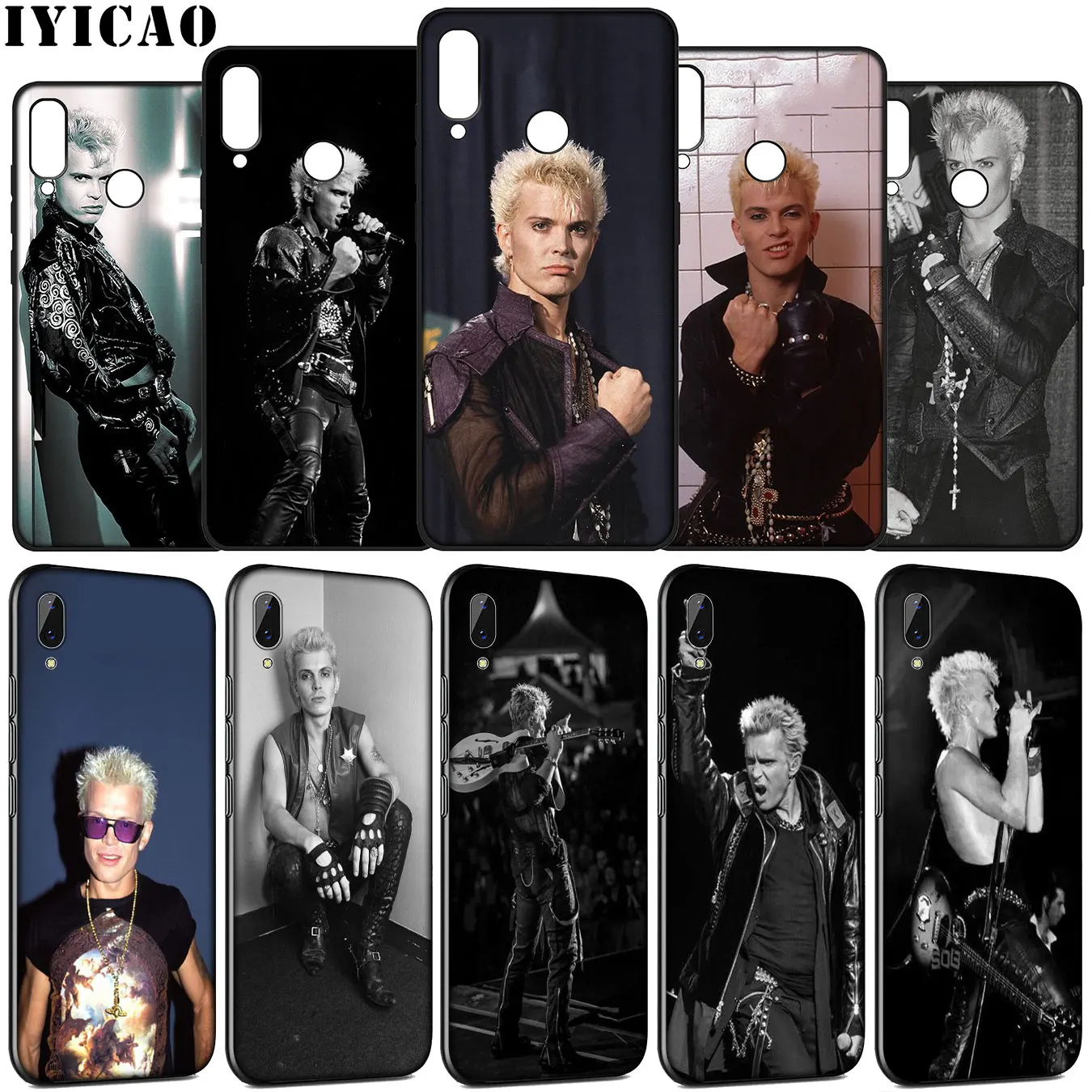 Billy Idol Dancing with Myself music Soft Case for Huawei Y9 Y7 Y6 Prime 2019 Honor view 20 8C 8X 8 9 9X 10 Lite 7C 7X 7A Pro | Мобильные