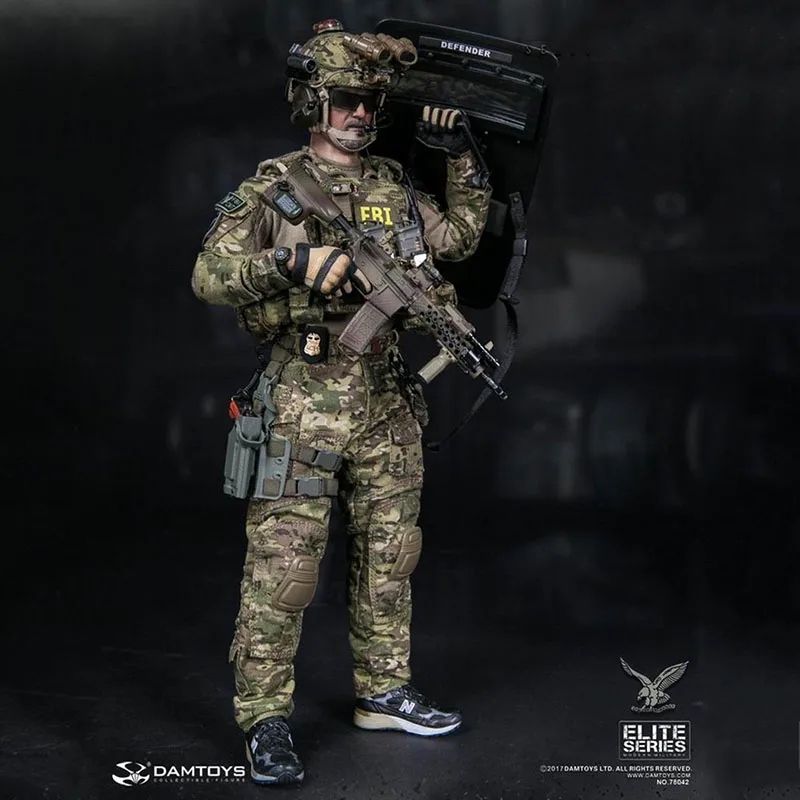 1/6 78042 DAMTOYS ФБР ХРТ Спасательная команда заложников детектив мужские фигурки