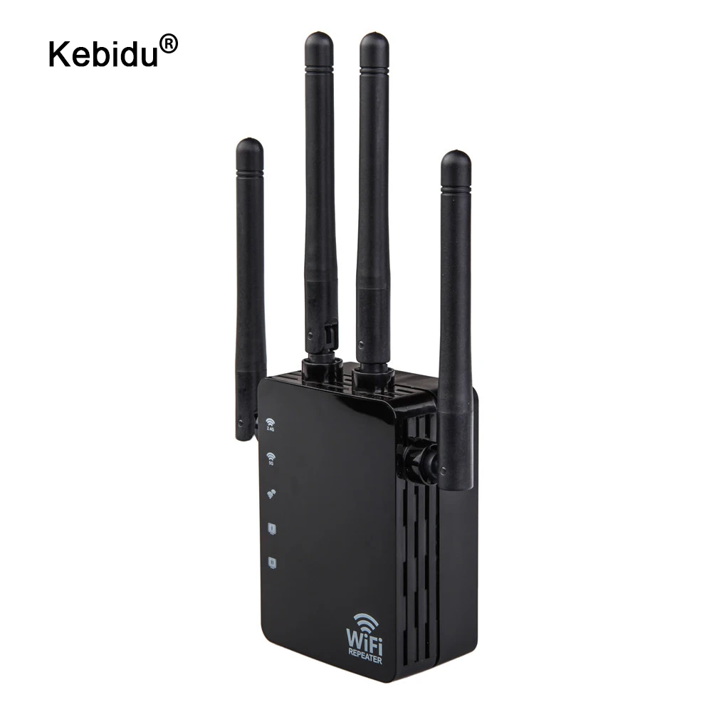 1200 Мбит/с Dual Band AC Беспроводной 2 4G/5G Wi Fi ретранслятор 4 высокие антенны мост