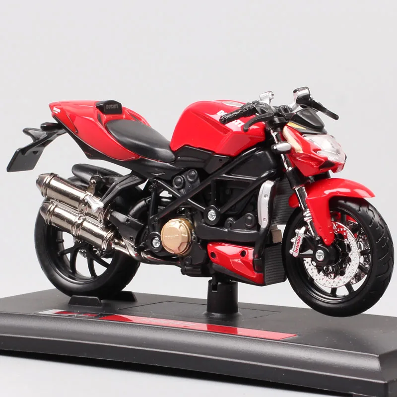 1/18 Scale Mini Maisto Moto Ducati Streetfighter S Streetbike Diecasts & Toy Vehicles Mod Motorcycle Model Toy Thumbnails Childs