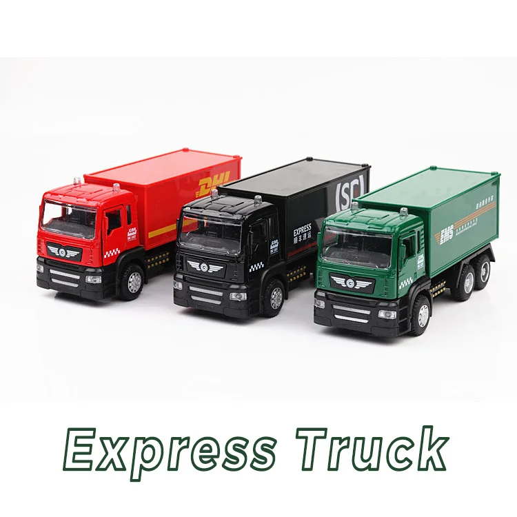 Новинка масштаб 1:36 игрушечный автомобиль Экспресс-грузовик металлическая
