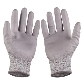 

Level 5 Anti-Cut Gloves Anti-slip Cut Resistant PU Dipping Hand Protector Accessories 1