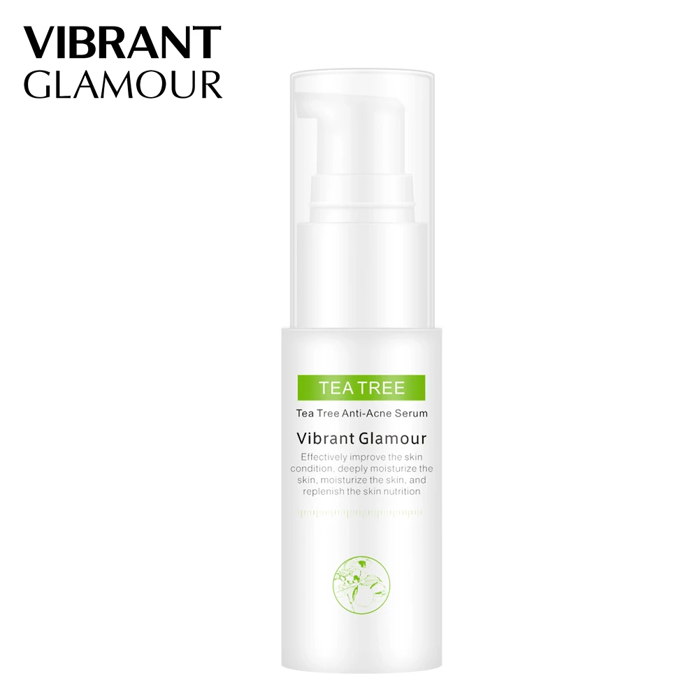 Vibrant Glamour Tea Tree Anti Acne Facial Serum Shrink Pores Treatment Acne Oil Control Moisturizing Face Essence Liquid Care Serum Aliexpress