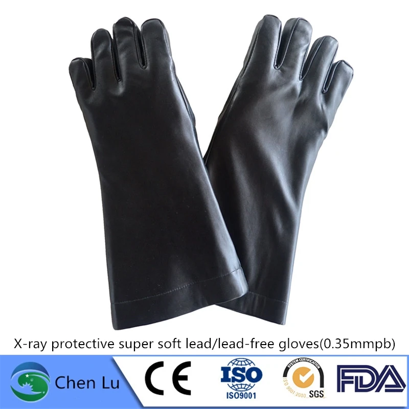 Рентгеновские защитные супер мягкие перчатки больница, радиофармацевтическая лаборатория радиологическая защита 0,35 mmpb Свинцовые перчатки