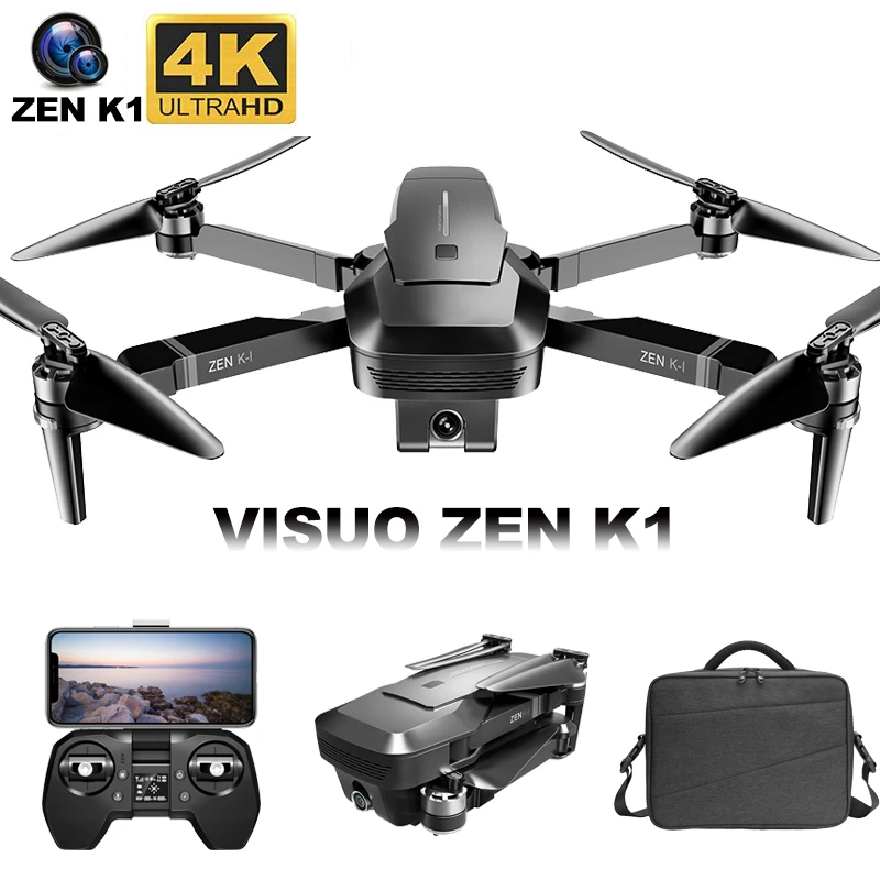 VISUO ZEN K1 GPS Радиоуправляемый Дрон с 4K широкоугольной HD двойной камерой 5G WiFi FPV