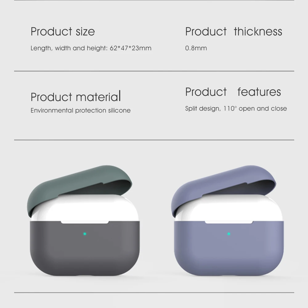 2+ 1 силиконовый чехол для Apple Airpods Pro, чехол для Apple AirPods Pro, беспроводные Bluetooth наушники, мягкий Чехол Air Pods Pro