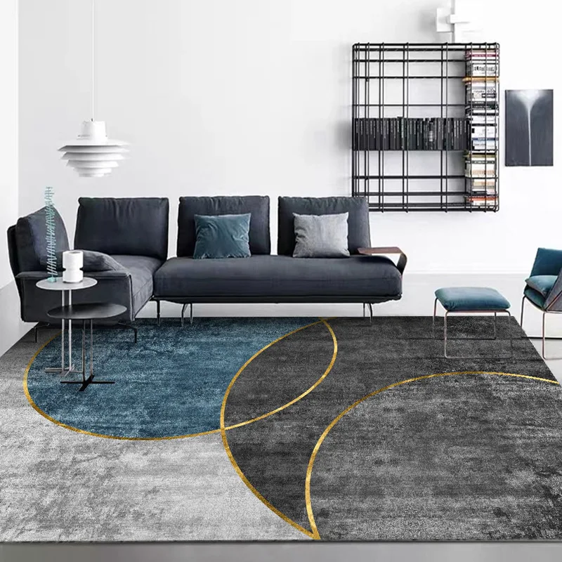 Autumn And Winter Washable Carpet Rug For Living Room Modern Printing Geometric Floor Parlor Mat Bedroom | Дом и сад