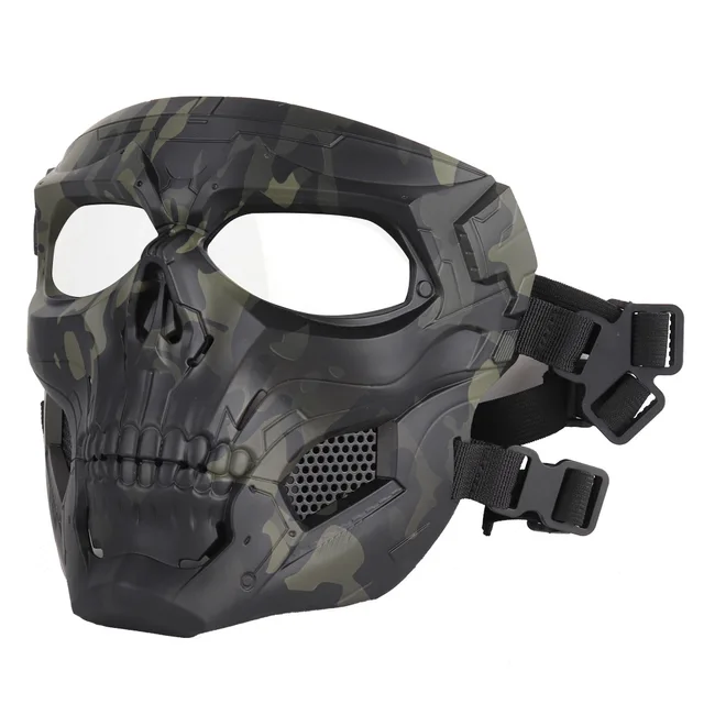 Download Tactical Skull Full Mask Headwear Mask Hunting Airsoft Paintball Shoot Outdoor Protective Mask Security Breathable Cs Equipment Paintball Accessories Aliexpress PSD Mockup Templates