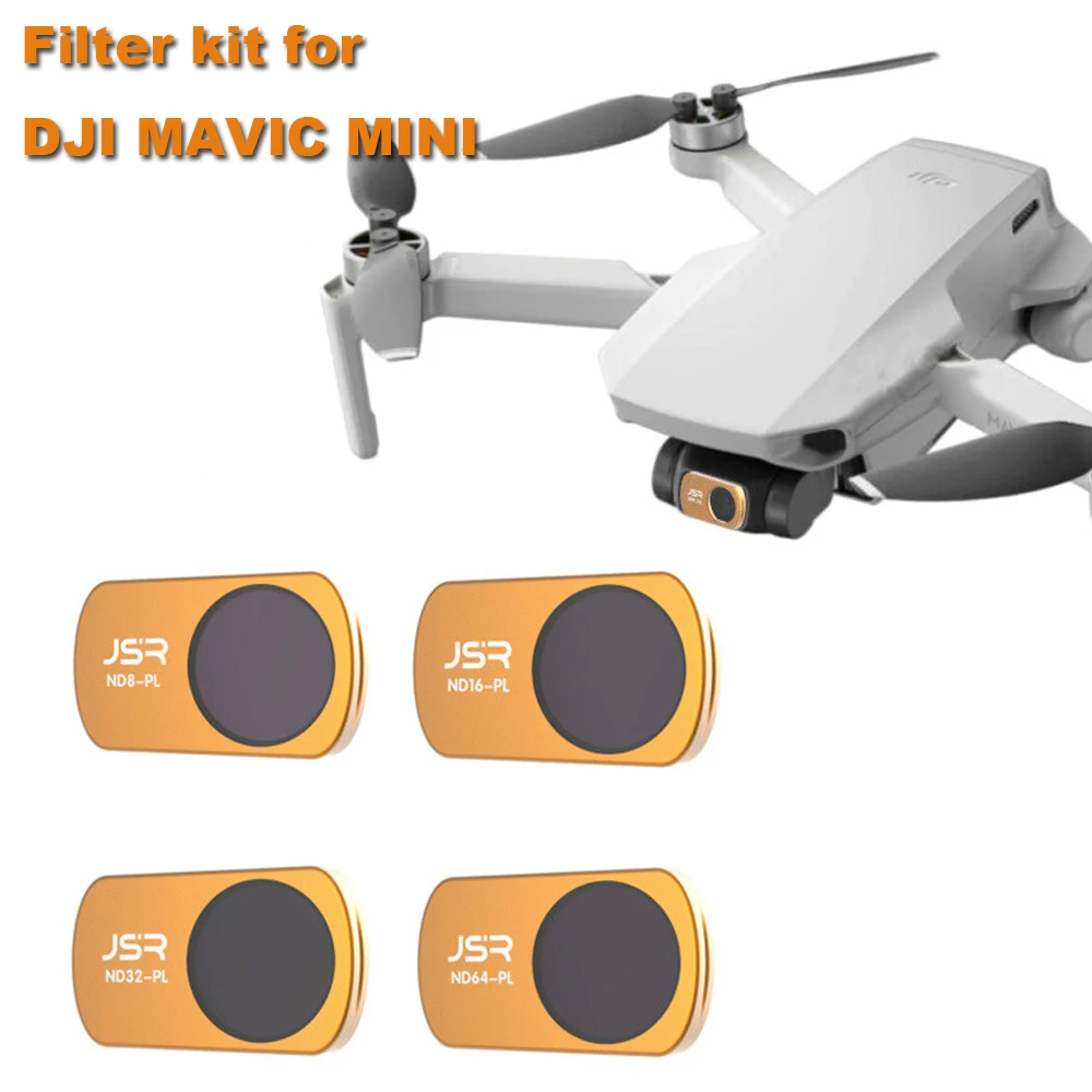 Best ECL Kits 3/4/6/8pcs Optical Glass Filter Lens for DJI Mavic Mini UV/CPL/ND64 PL/ND8 ND16-PL ND32 Night Star Filter Lens Protector 
