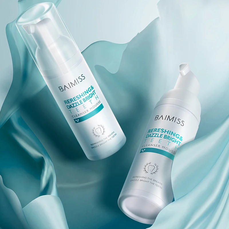 

60ml Fresh Shining Tooth-Cleaning Mousse Toothpaste Tooth Whitening Brighten Plaque Tartar Stains Remover Gentle Oral Hygiene