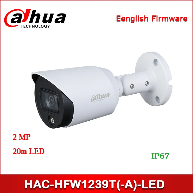 Dahua HAC HFW1239T светодиодный A 2 м полноцветный Starlight HDCVI Bullet Camera 20 3 6 мм фиксированный