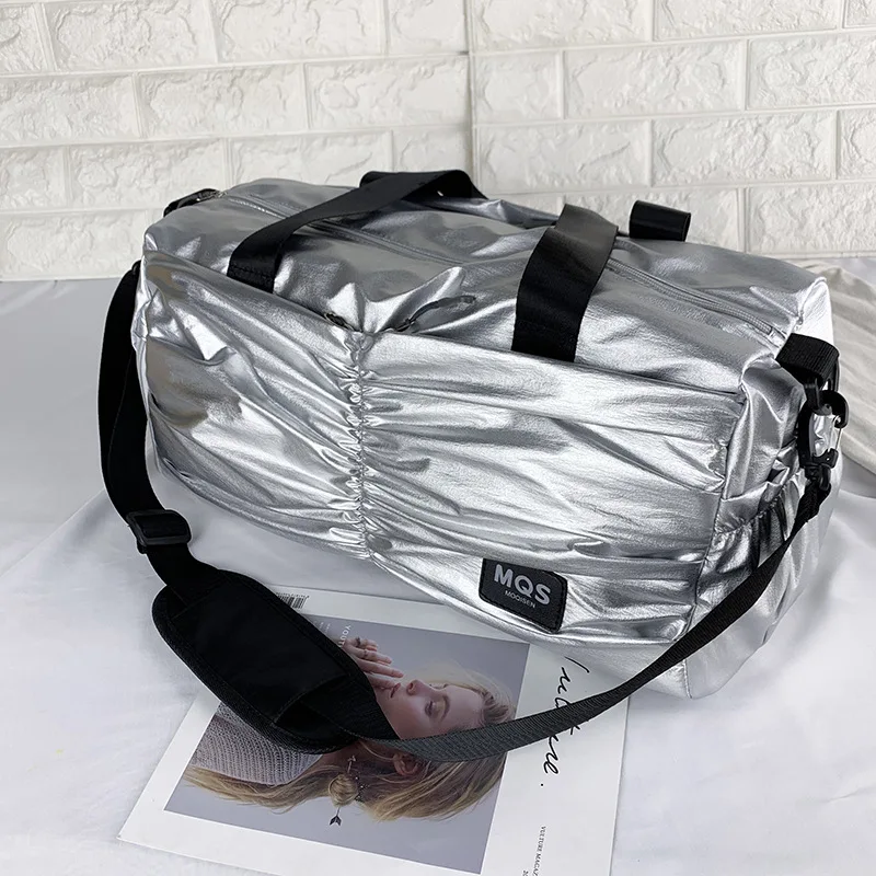 New style temperament travel bag ladies leisure travel single shoulder luggage bag large capacity handheld fitness bag