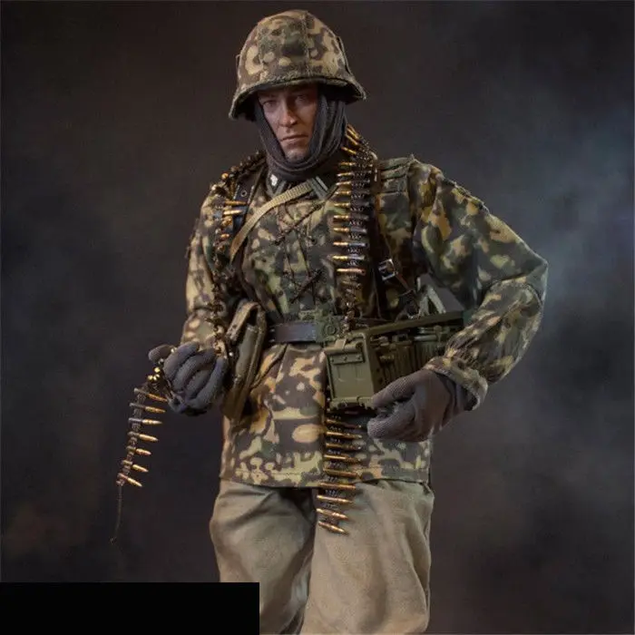 Полный набор игрушек D80125 1/6th WWII German танковая дивизия MG34 наводчик фигурка солдата коллекция