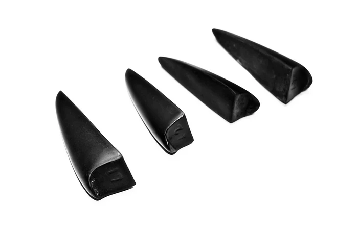 Car Accessories For Hyundai Veloster Turbo Devil Fiberglass Front Bumper Claw FRP Fiber Glass Drift Splitter Lip Set Tuning Kit