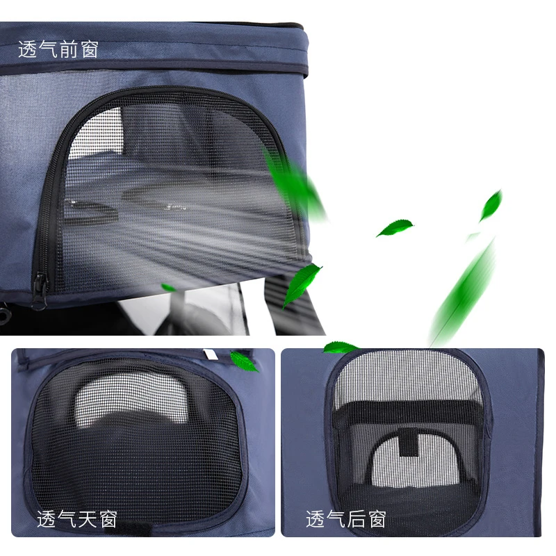 Акция 25кг Складная коляска для собак/кошек ультра светильник переносная