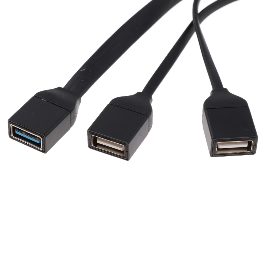 USB3.1 Тип C Мужской хост к USB 3,0/2,0 Женский Соединительный узел сплиттер кабель