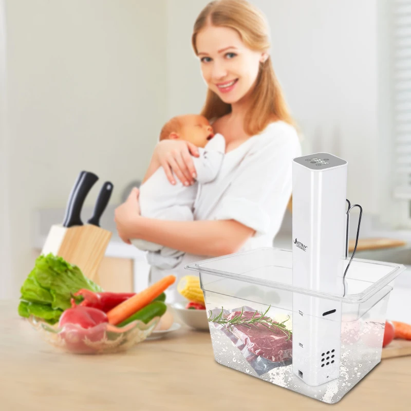 1800W 2nd Generation IPX7 Водонепроницаемый Sous циркулятор вакуум медленно Плита с ЖК