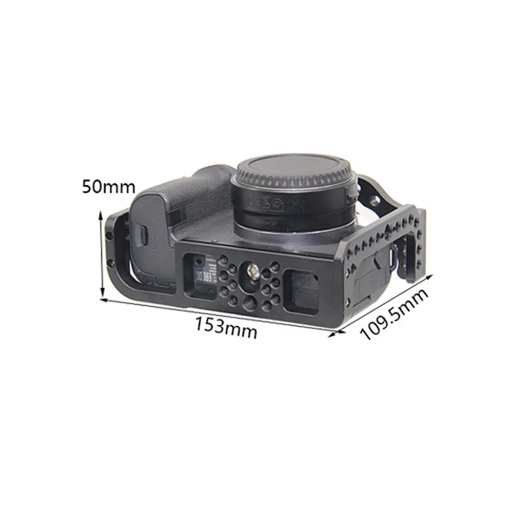 Клетка для камеры Canon EOS R с Coldshoe 3/8 1/4 резьбовые отверстия Arca Swiss быстросъемная пластина защитная крышка для камеры