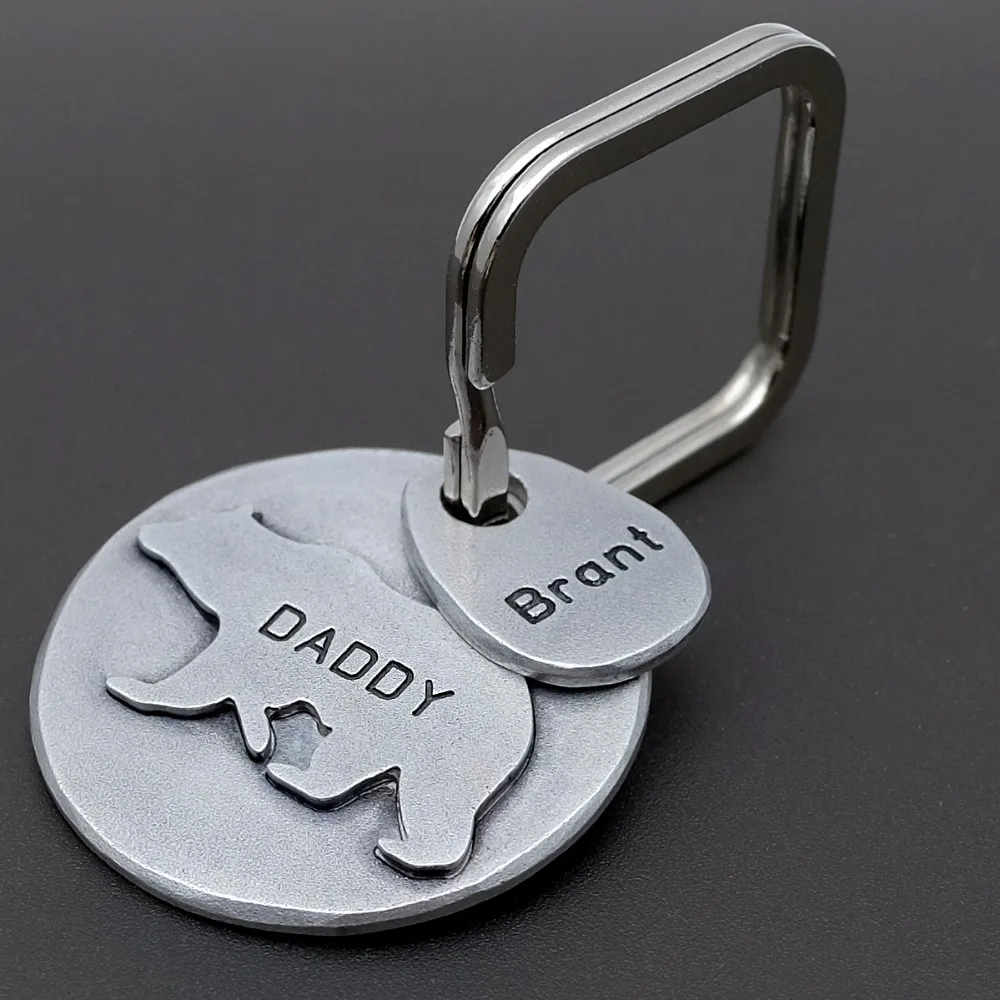 daddy bear keyring
