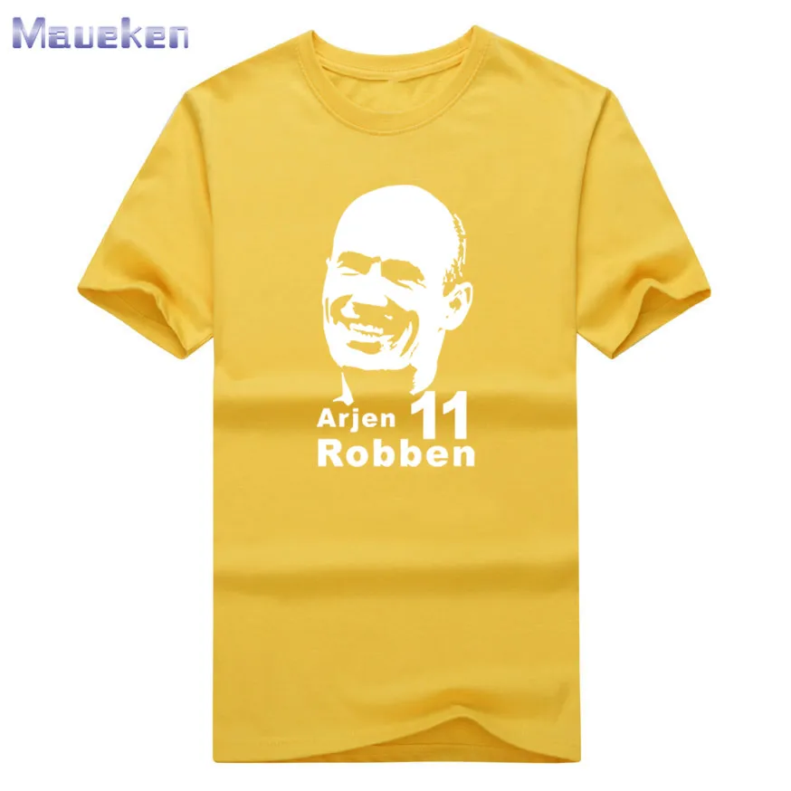 4 Arjen Robben fuuny Футболка мужская короткий рукав хлопок футболки Поклонники подарок 0317-3 - Цвет: 4