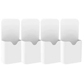 

(4 Pack)Pen/Dry Erase Marker Storage Organizer for Home Refrigerator, Office Glass Whiteboard Other netic Surfaces