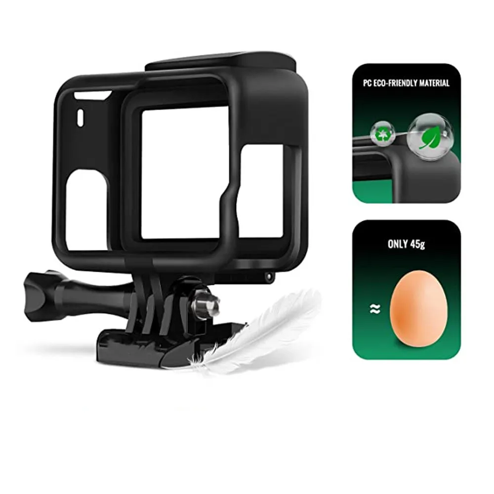 Accesorios para GoPro Hero 7 6 5, Carcasa protectora para videocámara,  Cámara de Acción negra|Carcasas para videocámara deportiva| - AliExpress