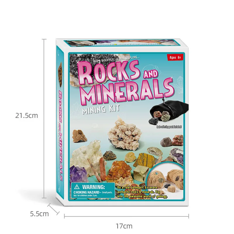 

Mineral Mine Crystal Excavation Game Digging Tool Geology Science Learning Educational Toys Gift for Children Kids