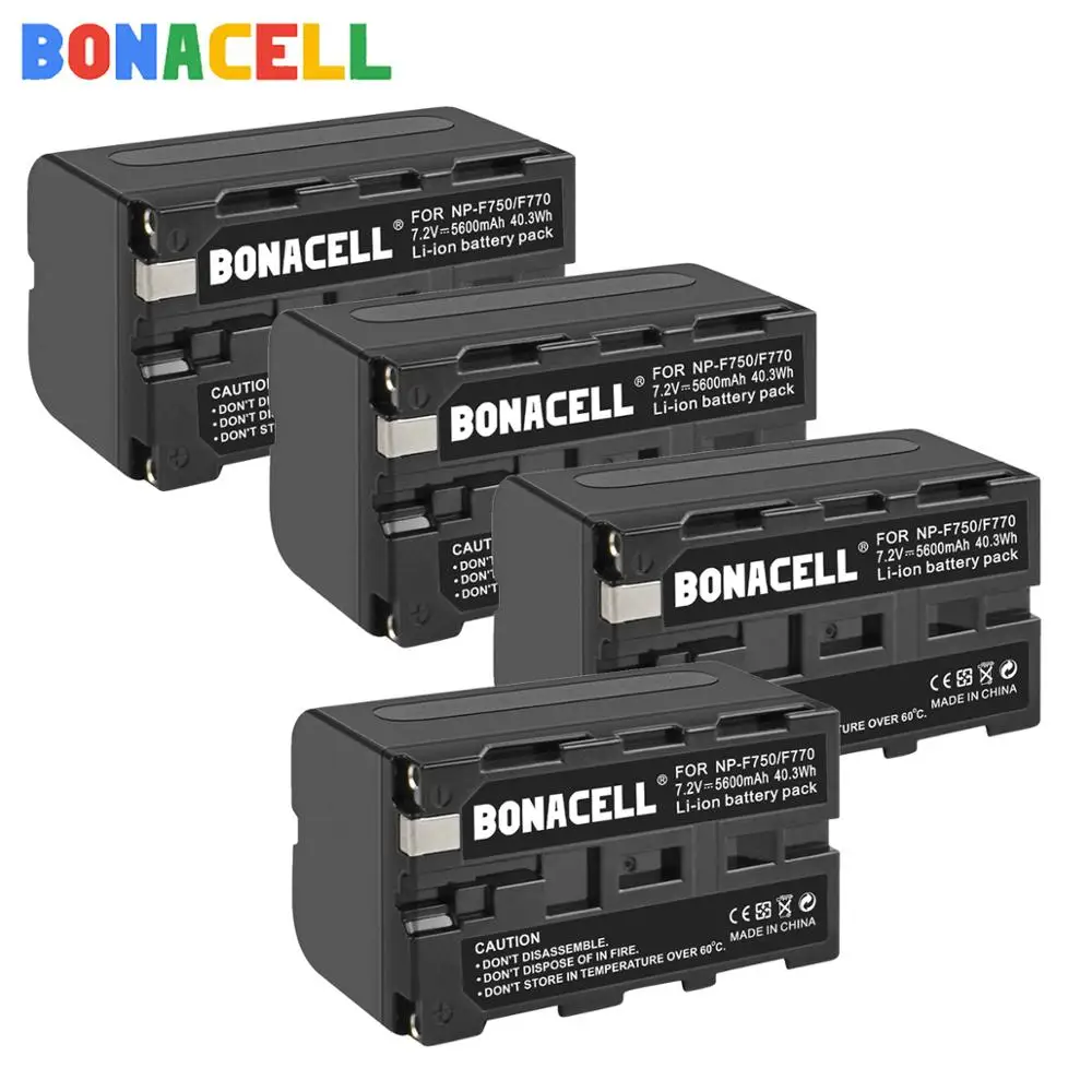 Аккумуляторы bonacel 7 2 В 5600 мА/ч для цифровой камеры Sony F960 F970 с аккумулятором