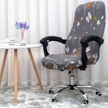 

Stretch Case For Swivel Chair Armchair Work Seat Soft Rotating Office Chairs Covers Computer For Spandex Chair Cover Universal