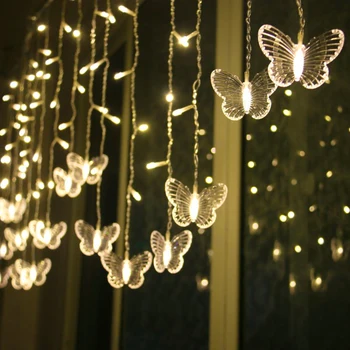 

LED String Light Butterfly Garland Fiary Lights For Indoor Outdoor Garden Party Christmas Wedding Decoration