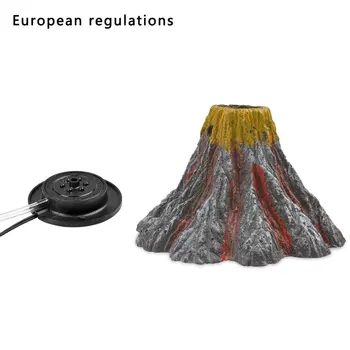 

Waterproof LED Fish Tank Light LED Bubble Volcano Colorful Light Volcano Aquarium Ornament Air Bubble Decorations