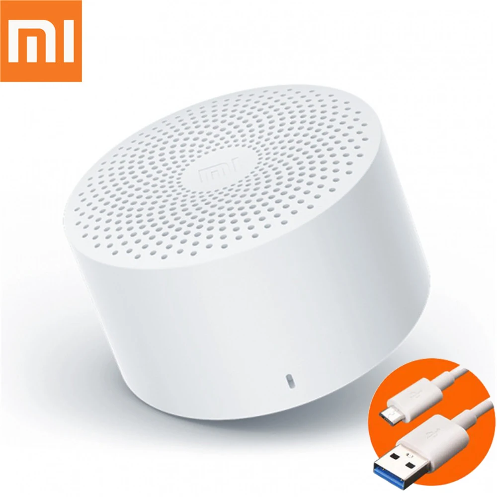 Оригинальный Xiaomi Mijia Портативный беспроводной Bluetooth динамик Xiao AI Смарт Голосовое управление Handsfree Bass мини музыкальные колонки|Портативные колонки|   | АлиЭкспресс - Умный дом