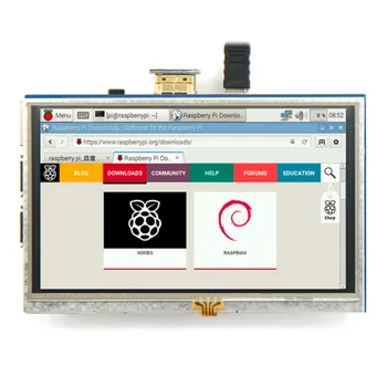

2017 High Quality Hot Selling 5-inch Resistive Touch Screen LCD Display HDMI for Raspberry Pi XPT2046 Hot