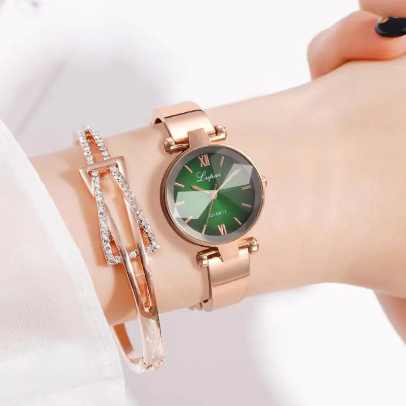 

New Fashion Diamond Dial Watches Women Luxury Brand Stainless Steel Bracelet Watches Ladies Quartz Dress Watches Reloj Mujer