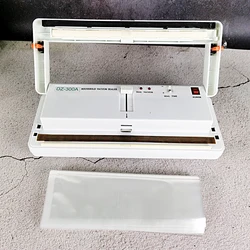 Machine à emballer sous vide multifonction DZ 300A, petit sac lisse, pour la conservation des aliments, avec sacs 