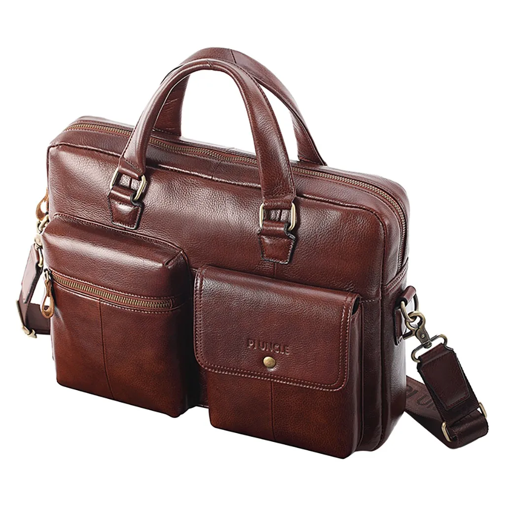 Male Briefcase Men's Business Handbag Brand Luxury Men Briefcases Laptop Bag High Quality Men Briefcase Shoulder Messenger Bags
